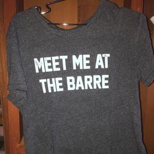 Barre tee shirt
